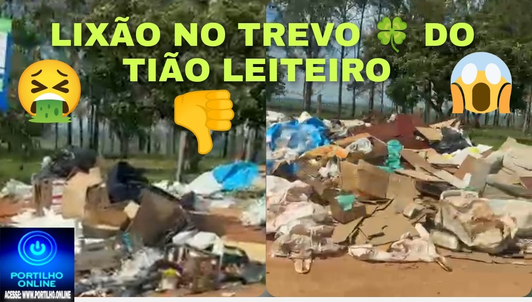🫵💩🤧🤢🤮🚧👎😡🍀Lixão na entrada do Trevo  do Tião Leiteiro, na MG-462