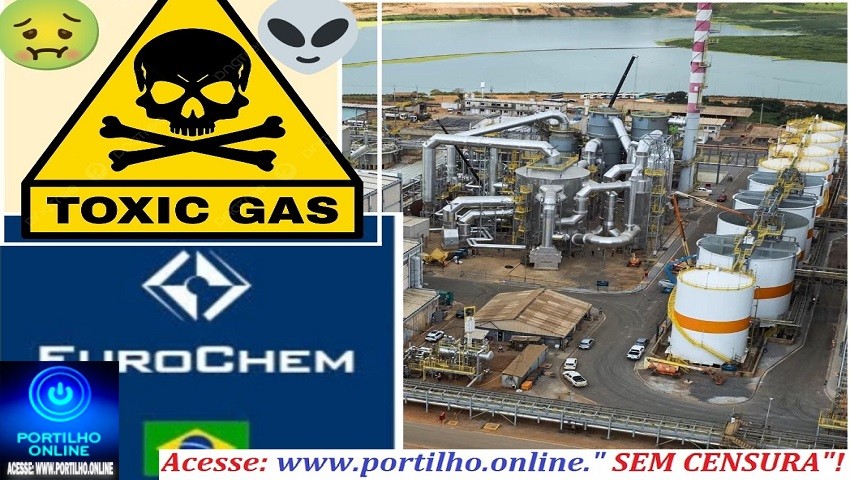 👉🗣📢 INTOXICAÇÃO ☠️ 🤢 🩺 NA EUROCHEM 👀⚖😪🚑🕯🔫💣☠☠👽DENÚNCIA: Serra do Salitre: Funcionários denunciam que foram intoxicados por de ácidos ou amônia