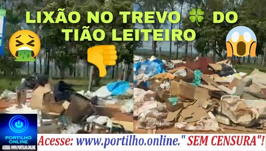 🫵💩🤧🤢🤮🚧👎😡🍀Lixão na entrada do Trevo  do Tião Leiteiro, na MG-462