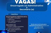 👉👏👍🙌🤝APAC  INFORMA: DUAS VAGAS DE EMPREGO COM CONTRATAÇÃO IMEDIATA!