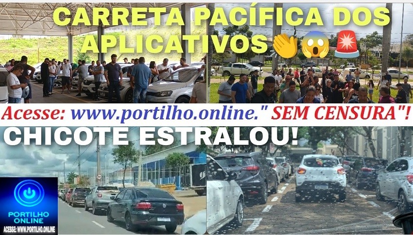 👉🚧🚨🚦🚔📢😱🚙🏍️🚗🛻Profissionais de carros de aplicativos sacudiram a cidade nesta quinta-feira, 11/12/2025
