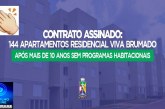 🙌✌👏🏆🏡🏚🏠🏘Notiias da Prefeitura… Governo Municipal assina contratos de 144 apartamentos do Residencial Viva Brumado após mais de 10 anos sem programas habitacionais