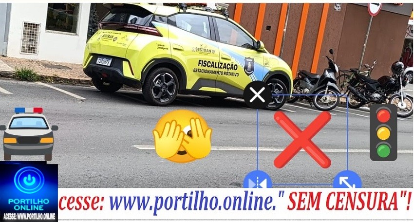 👉📢🤔🫣🚥🛑🚨Boa noite Portilho. Isso pôde? Carro da SESTRAN estacionar na vaga de motocicleta  🫵 