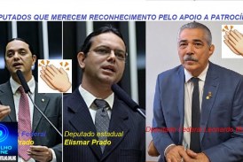 👉👍👏🙌🏆🎖✍🤙🤝✌DEPUTADOS QUE MERECEM RECONHECIMENTO PELO APOIO A PATROCÍNIO