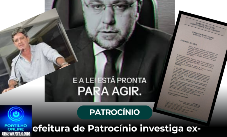 👉🫵🤔🫣👀Quem é o advogado?🫣😱😮 Meu Deus 😯😨😰Prefeitura de Patrocínio investiga ex-servidores do ex-governo Deiró Marra por suspeita de irregularidades