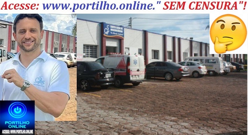 👉📢🤔👎💉💊🩺🩻🫵😠Portilho aqui em PERDIZES o ” provedor” da Santa Casa Cairon, ele não tem sequer experiência 🥼🧪 pra comandar um hospital