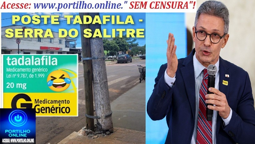 👉🫵📢😂🫵🔦💡🕯️Serra do Salitre: poste de energia “engessado” com tala ou Tadalafila?