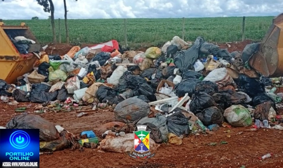 👉🫵📰 Notícias 🗞️ da prefeitura…Governo Municipal intensifica fiscalização contra o descarte irregular de lixo em Patrocínio
