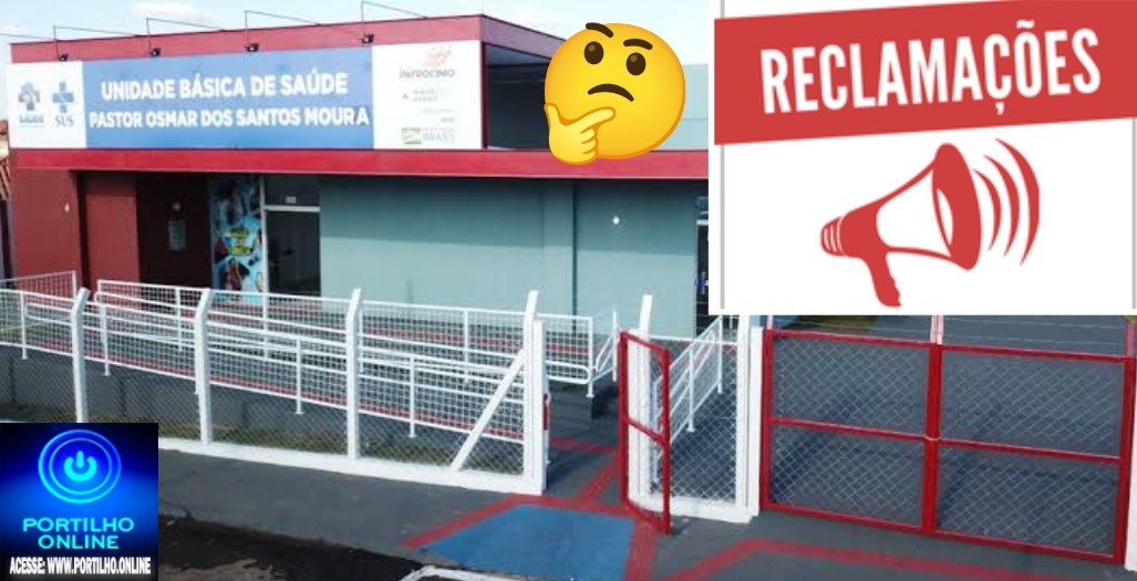 🩺🩻👉😡📢🩺😠🤔Bom dia Portilho faz uma matéria pra nós sobre a ubs do jardim sul
