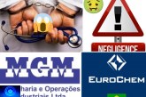👉🫵 EUROCHEM Serra do Salitre.🫵📢😡🚑🚒🚔Negligência de Socorro 💊 🩹 🩺 🩺 🩻 Mineradora EUROCHEM e a terceirizada MGM