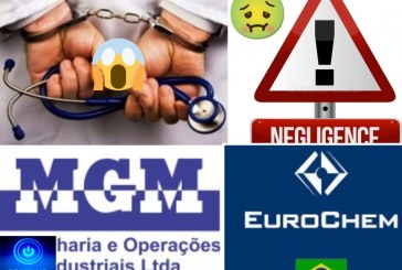 👉🫵 EUROCHEM Serra do Salitre.🫵📢😡🚑🚒🚔Negligência de Socorro 💊 🩹 🩺 🩺 🩻 Mineradora EUROCHEM e a terceirizada MGM
