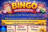 👉🙌🙏👏👍🙌🙏Pedido de ajuda: Bingo beneficente em prol de Luiz Henrique Botelho