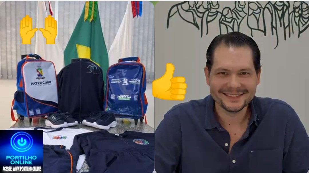 👉🙌🙏👖🧢👕👟📚📢 Prefeito Dr. Gustavo Brasileiro entrega kits escolares de qualidade a todos os alunos da rede municipal de educação
