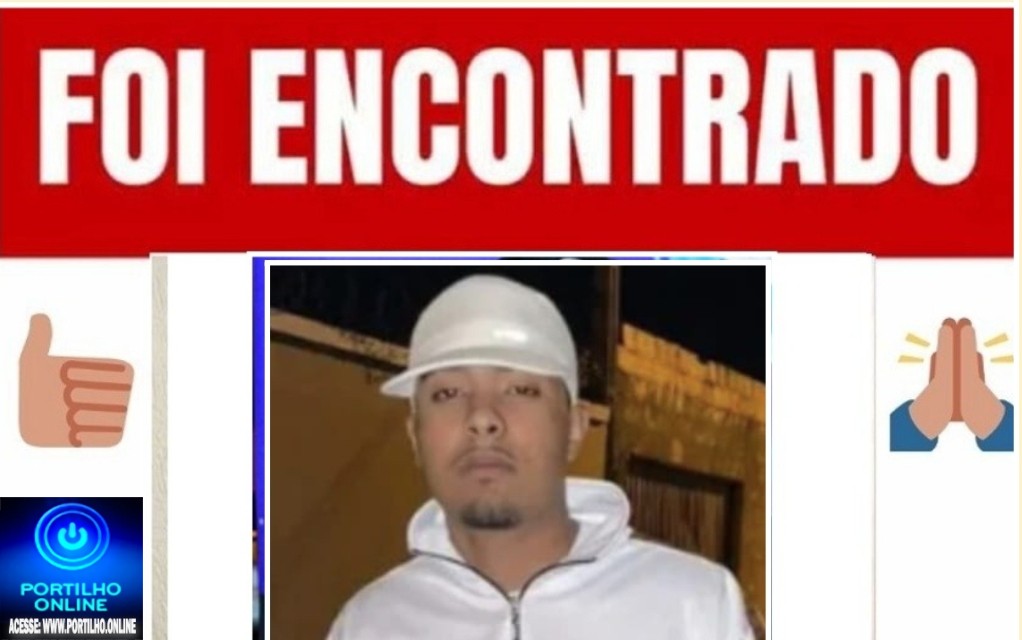 📢👉👀🧐ELE FOI ENCONTRADO! 🤔👏👊🙌🙏ENCONTRADO: Jovem Eduardo Gabriel Moreira, de 20 anos
