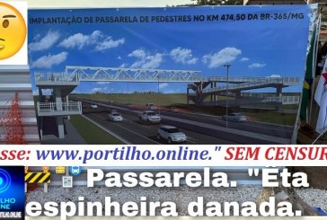 👉📢🫣🛑🚧🚨🚦🚏⁉️Passarela. ~”Êta espinheira danada.