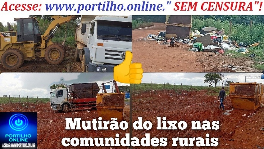 👉👏🫵🤝👍🤙🤮🤢Equipe do Geraldão realiza grande mutirão de limpeza em várias localidades