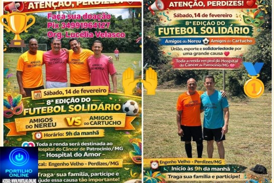 👉👏🗣️👍🫶🤙🙌🏆🥇⚽⚽ Futebol Solidário!  No dia 14 de fevereiro