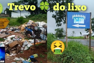 👉☘️🫵😡🤢🤮🤧😱Trevo ☘️ do lixão 🛣️ próximo ao trevo de Coromandel. Os proprietários moradores fazem as lambanças