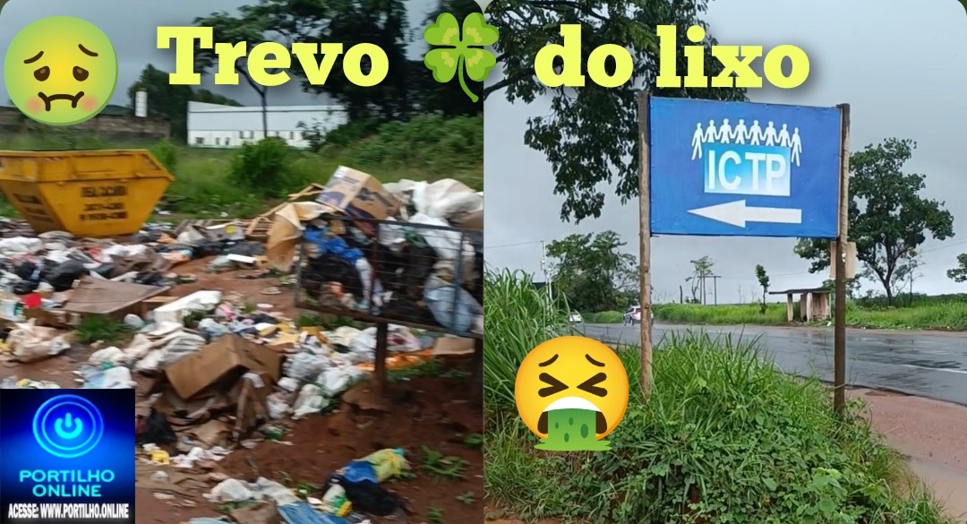 👉☘️🫵😡🤢🤮🤧😱Trevo ☘️ do lixão 🛣️ próximo ao trevo de Coromandel. Os proprietários moradores fazem as lambanças
