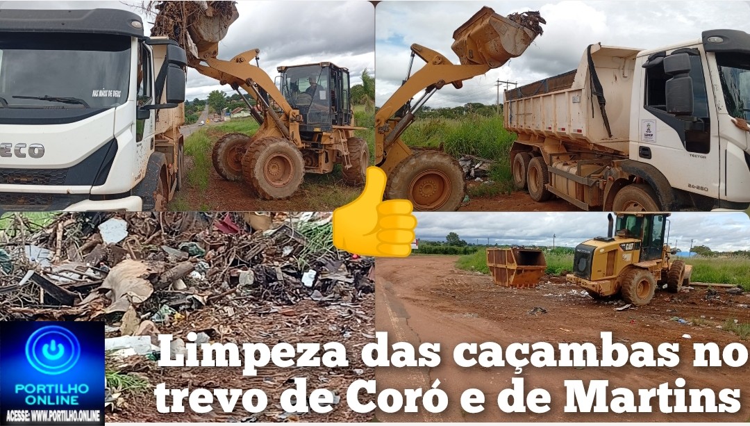 👉🤝👍🤙👏🚧📢🤮🤢Limpeza das caçambas no trevo de Coró e de Martins 