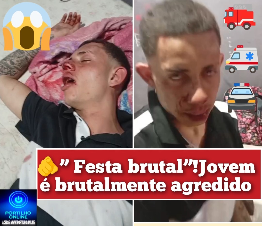 👉📢🫵” Festa brutal”! 🚓🚔😡🎊⛑️🩺🚑🚒🚔Jovem é brutalmente agredido em festa no Lions. Qual Lions ou Rotary”?!🫵