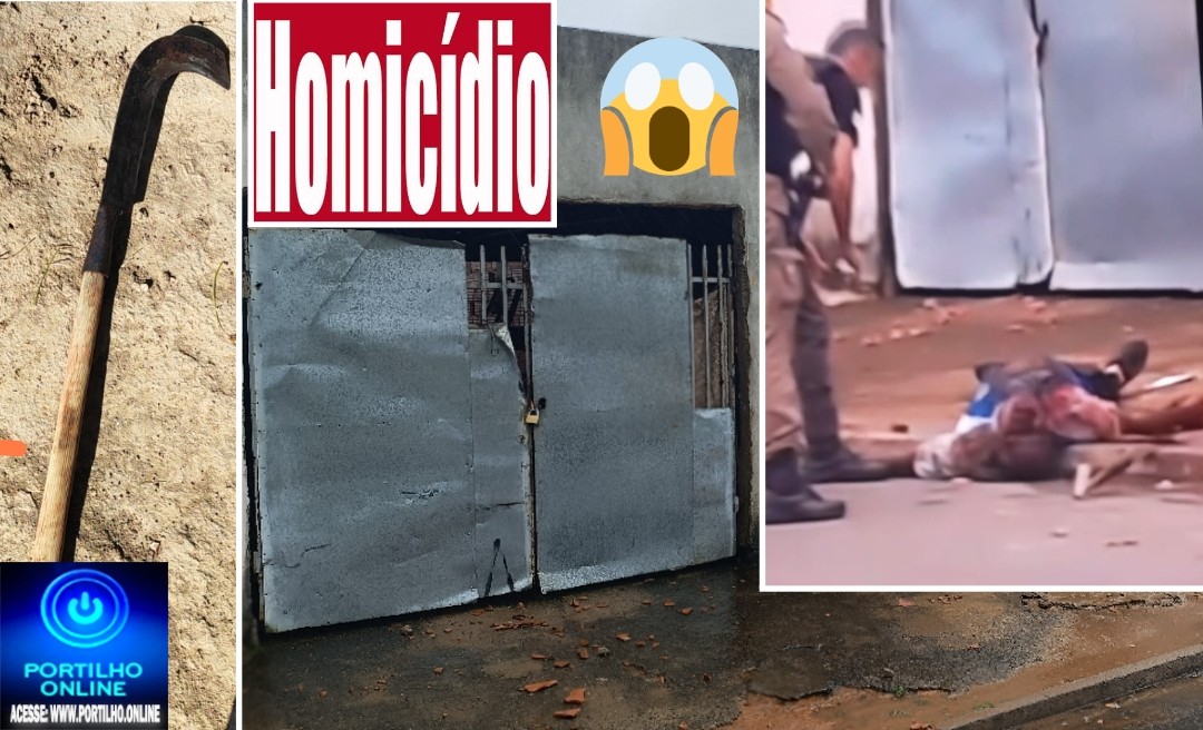 👉😱 🚨🚓🚔📢🚒🚑🚔🚓😱Homicídio a foiçadas no pescoço. Tudo envolvendo o som alto, tijoladas e foiçadas 😱