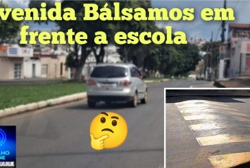 👉✍️🚨🚧🛑🚏🚥Bom dia Portilho,   Está foto é na av dos balsamos em frente a escola José Eduardo Aquino