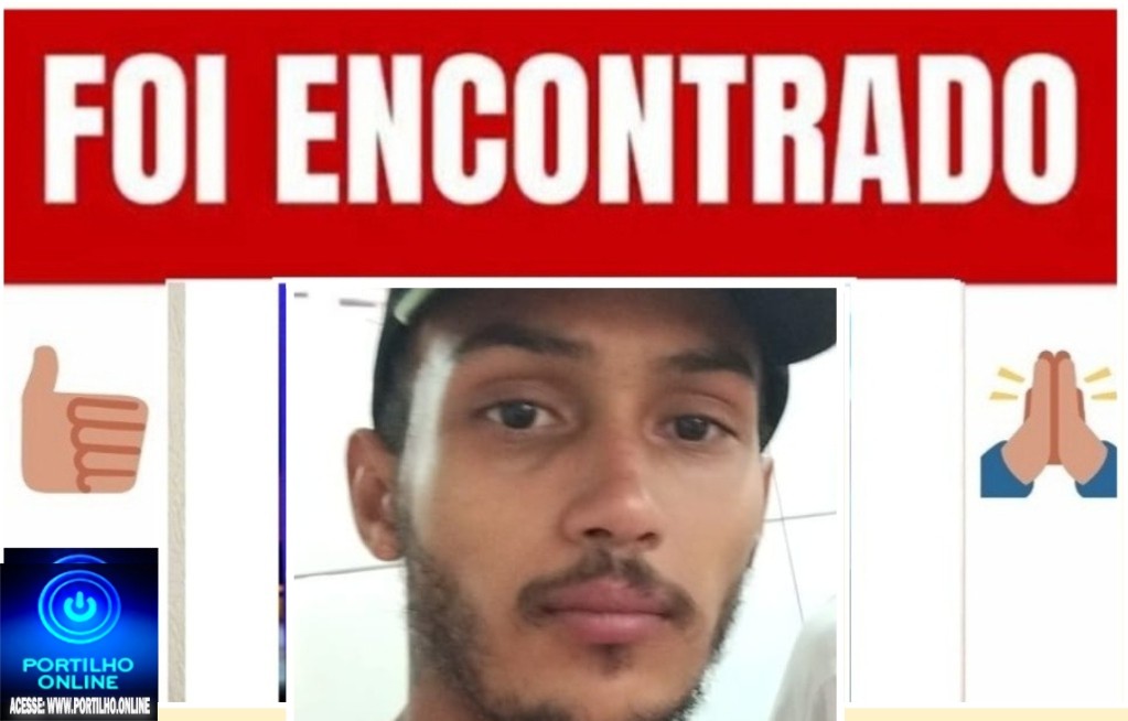📢👉👀🧐ELE FOI ENCONTRADO! 🤔👏👊🙌🙏Fábio Loiola Almeida Junior 27 anos 