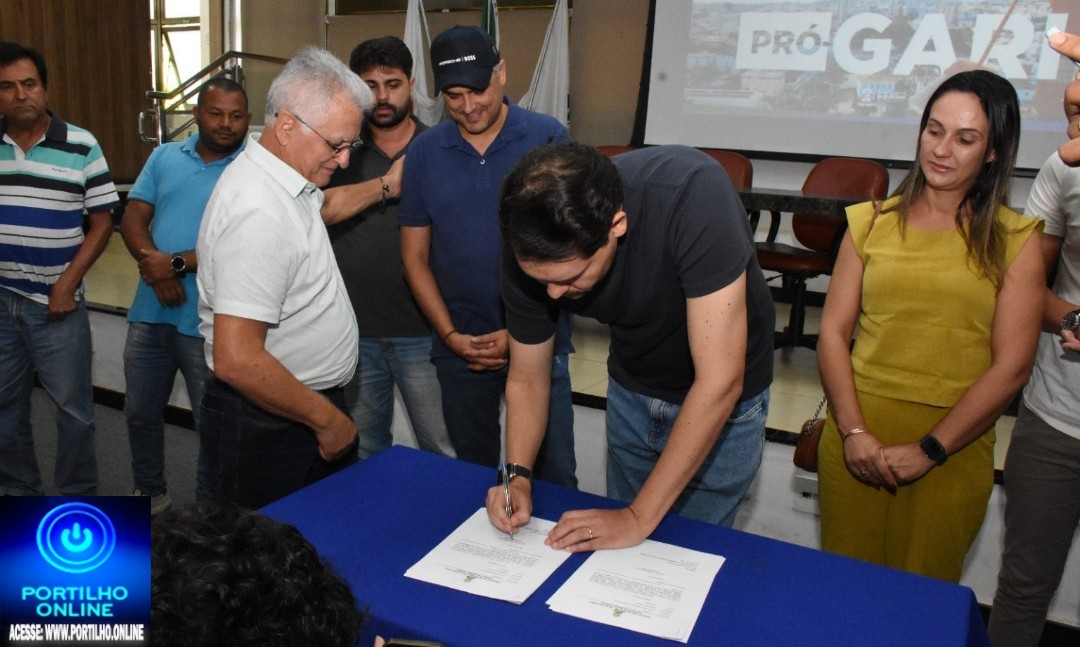 👉🏻🧢🐦👏🏻🤝🫵🏻ProGari é lançado com anúncio de medidas de valorização aos profissionais da limpeza urbana  💵💳💸👏🏻👏🏻