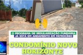 👉🏻🤝🙌🏻👏🏻🏠🏚️🏡🏘️🏢Condomínio Novo Horizonte: moradores pedem apoio ao prefeito para legalização das escrituras