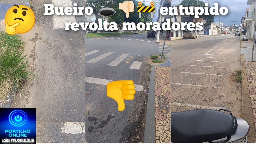 👉🏻⛳🕳️😡🤮🤢👎🏻📢🤔Portilho, pd o DAEPA ou o Thiago Malagoli pra desentupir o  bueiro  que existia aqui na esquina da av. Rui Barbosa com a Rua Martins mundin