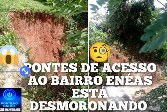 👉🏻🫵🏻😱🚨🚧🛣🕵🏻🔍🔎🤝Cabeceiras das pontes de acesso ao Bairro Enéas apresentam desmoronamento