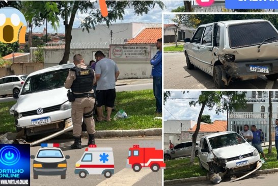 👉🏻🚧🚒🚔🚨🫵🏻🚑🚓Trombada! Motorista de Fox bate na traseira de Uno que reduziu para respeitar faixa de pedestres