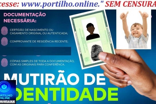 👉👍🙌👏🤝🚔✍Mutirão da identidade apenas 120 vagas!  É neste sabado dia 07/02/2026 a emissão de Carteira de Identidade acontece nos dias 7 e 14 de fevereiro