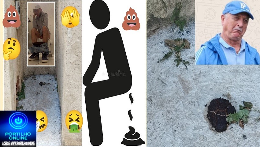 👉🏻🗣️💩🤔📢😡🤮🤢Quem é o ” cagão” que está soltando o ” barro  na entrada do padrão?!🤔🫵🏻💩☠️ É funcionário público?🤔💩🗣️