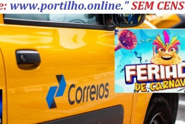 👉📢🙄🤝✍⛱🎉🎊🎎A agência dos Correios de Patrocinio mg terá alterações no horário de funcionamento durante o período de Carnaval de 2026.
