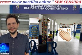👉👏🤝🙌👍🤙👊✍Data histórica! Azul e branco. Escola Municipal Iraides Ana Constantino agora sim foi inaugurada “de verdade”