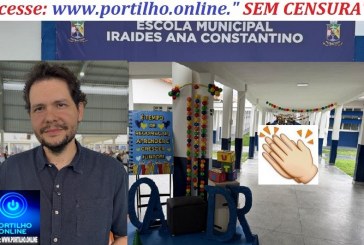👉👏🤝🙌👍🤙👊✍Data histórica! Azul e branco. Escola Municipal Iraides Ana Constantino agora sim foi inaugurada “de verdade”