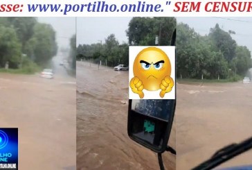👉🏻🧐😱🌧⛈☔🌨🌩 Enxurradas dos bairros Santa Terezinha, São Benedito e São Francisco desembocam na rotatória do Mangueiras e na avenida financiada.