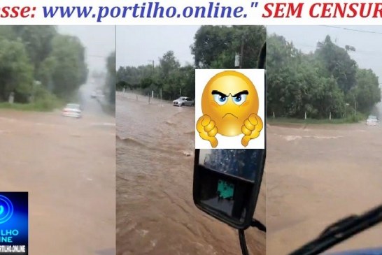 👉🏻🧐😱🌧⛈☔🌨🌩 Enxurradas dos bairros Santa Terezinha, São Benedito e São Francisco desembocam na rotatória do Mangueiras e na avenida financiada.