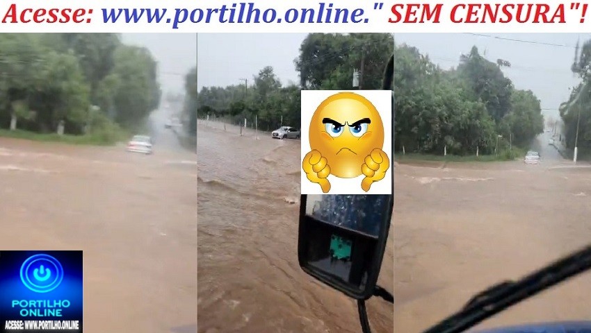👉🏻🧐😱🌧⛈☔🌨🌩 Enxurradas dos bairros Santa Terezinha, São Benedito e São Francisco desembocam na rotatória do Mangueiras e na avenida financiada.