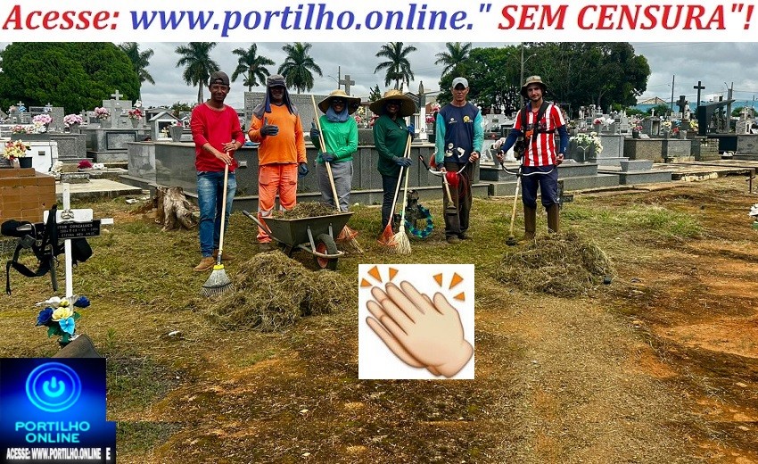 👉📢🤝👏👍🙌✍🏅🏆Cemitério Municipal de Patrocínio está, sim, muito bem cuidado.