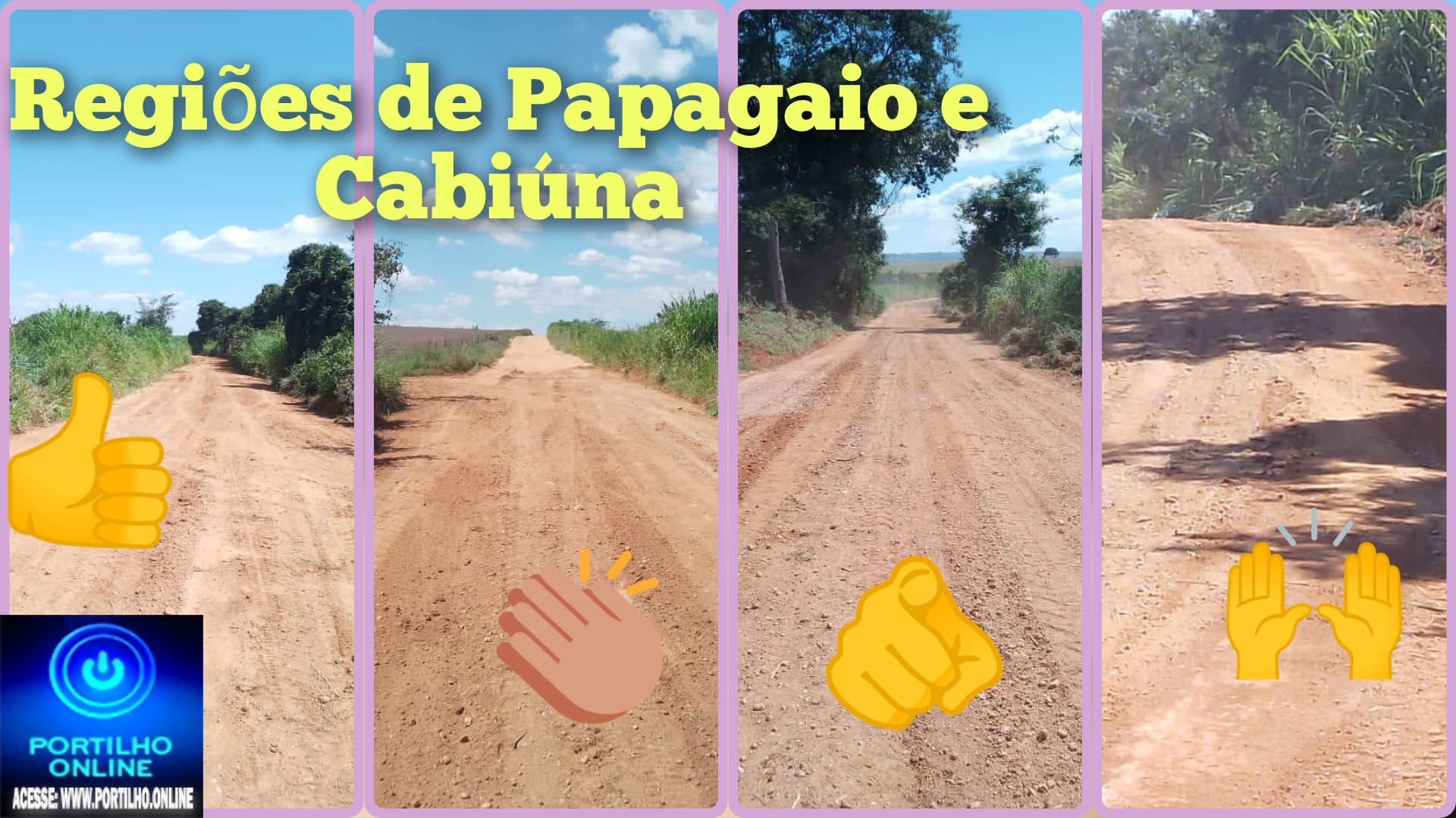 👉🏻🙌🏻👍🏻🤝🛣️👏🏻Guimarânia: Prefeito Alex Guimarães intensifica manutenção das estradas rurais