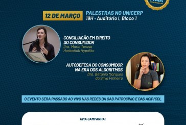 👉👏🤝⚖🫵🏻🫴🏻✍🏻*Palestras no UNICERP encerram a programação da I Semana do Consumidor em Patrocínio*