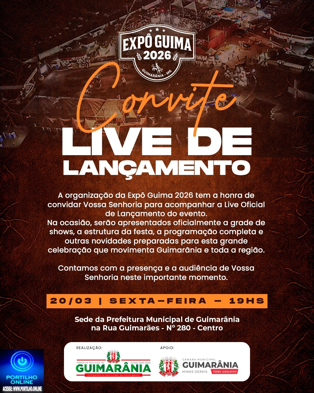 👉🏻📢👏🏻🤙🏻🤝🎊🎉 Vem aí a melhor Expo Guima 2026!