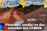 😡😠🫣👀🚧📢⛳ 🕳️ 🛣️ 👎🏻 😱 Boa noite, Portilho.  Essa é a situação atual da estrada do Lemos