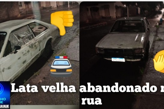 👉🏻🫣📢🗣️🚧🫵🏻🚨Lata velha! Moradores pedem providência para a retirada desse veículo