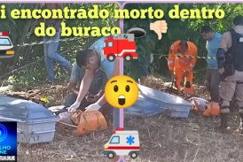 👉SINISTRO!!! ASSISTA AOS VIDEOS!!! 😳🤔😮🤫🤐 Homem foi encontrado morto dentro do buraco ⛳ 🕳️ 😱🚔🚓✍🚨⛓⚖  No final da Avenida Enéias Ferreira de Aguiar com a Rua Japão.