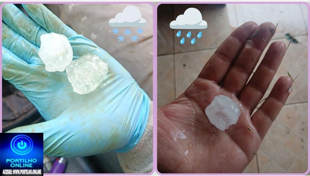 👉🏻🫣🌧️☂️🥬🍅🤝😱🫣Lá vem o granizo! Tempestade destrói lavouras entre São João da Serra Negra e Guimarânia