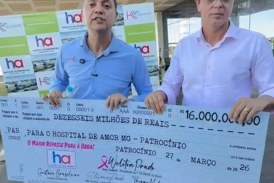 👉🏻👏🏻🙌🏻🫵🏻👍🏻🩻🔬💊💉Irmãos Prados anunciam mais de R$ 16 milhões para o Hospital do Amor ❤